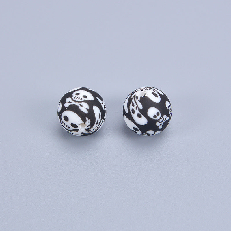 Wholesale 100pcs/pack Chewable Colorful DIY 12MM Silicone Beads